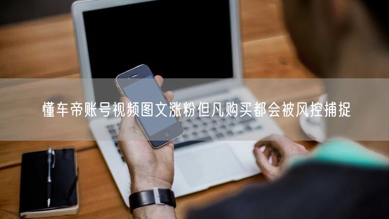 懂车帝账号视频图文涨粉但凡购买都会被风控捕捉