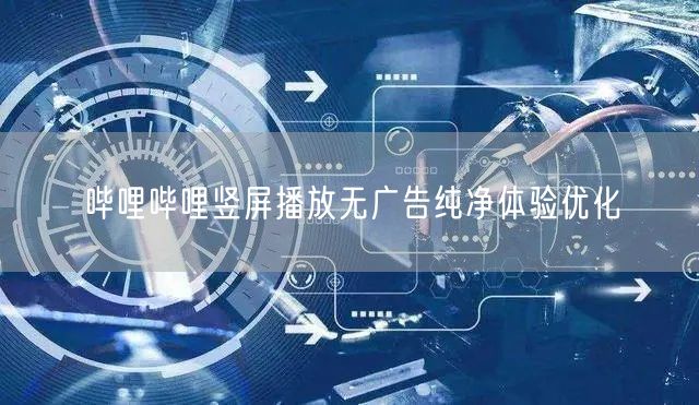 哔哩哔哩竖屏播放无广告纯净体验优化