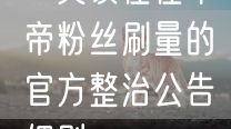 一文读懂懂车帝粉丝刷量的官方整治公告细则